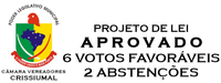 Aprovado 6 votos