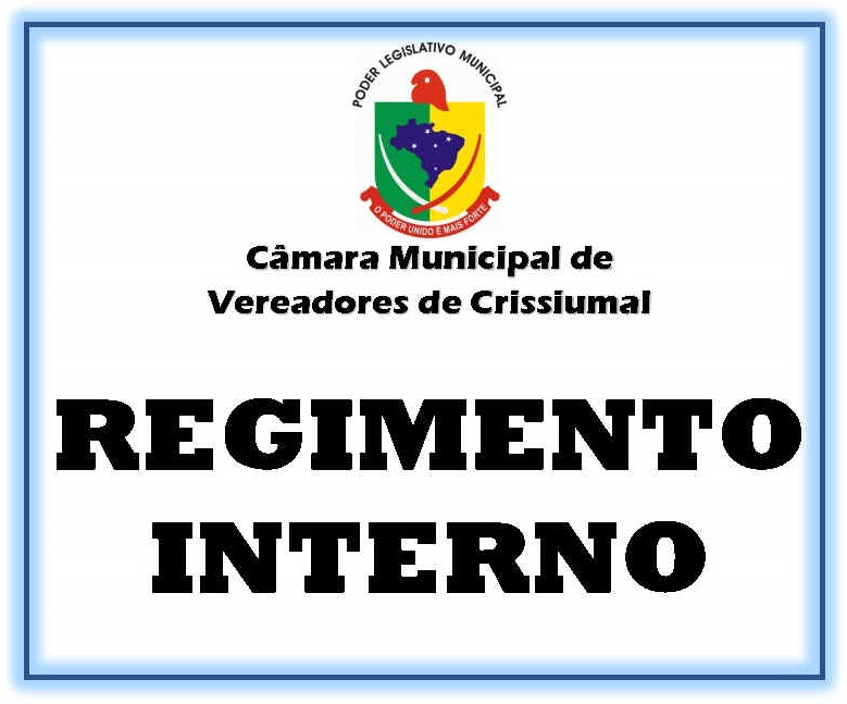 Capa Regimento Interno