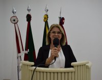 Fala Presidente Janice Benatti - Inauguração Britador Pedreira Municipal