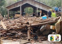 Presidente da Câmara de Vereadores visita propriedades atingidas pelo temporal