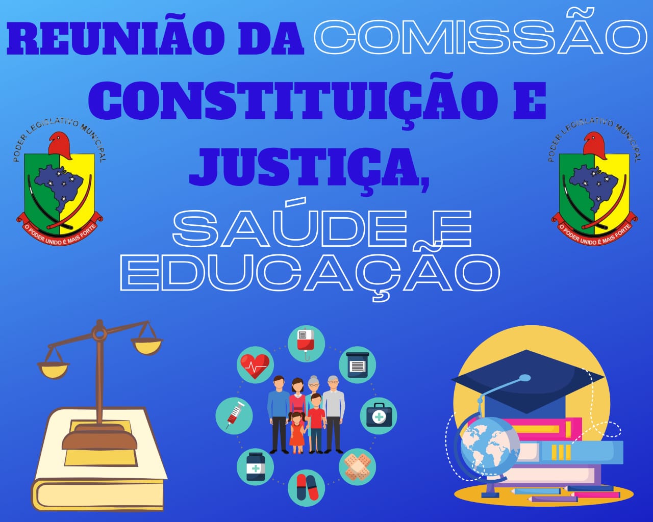 Reunião da Comissão de Constituição e Justiça, Saúde e Educação da Câmara Municipal de Vereadores de Crissiumal ocorre nesta quinta-feira