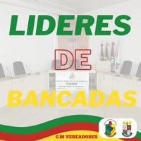 LÍDERES DE BANCADA DA CÂMARA MUNICIPAL DE VEREADORES DE CRISSIUMAL PARA O ANO DE 2023